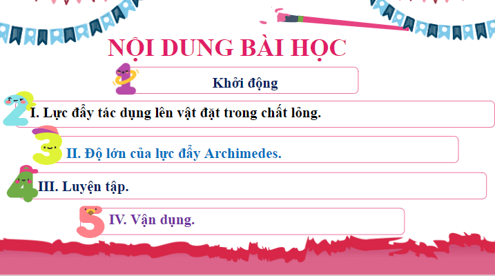 Giáo án điện tử KHTN 8 Kết nối tri thức Bài 17: Lực đẩy Archimedes | PPT Khoa học tự nhiên 8