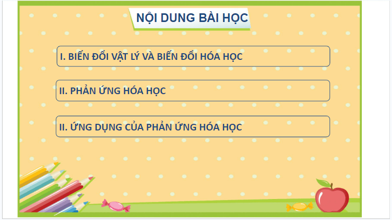 Giáo án điện tử KHTN 8 Kết nối tri thức Bài 2: Phản ứng hóa học | PPT Khoa học tự nhiên 8