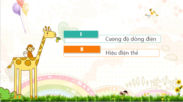 Giáo án điện tử KHTN 8 Cánh diều Bài 23: Cường độ dòng điện và hiệu điện thế | PPT Khoa học tự nhiên 8