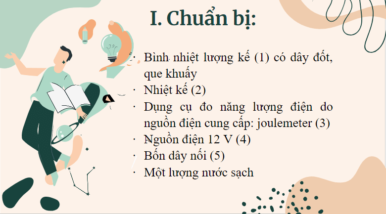 Giáo án điện tử KHTN 8 Kết nối tri thức Bài 27: Thực hành đo năng lượng nhiệt bằng joulemeter | PPT Khoa học tự nhiên 8