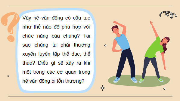 Giáo án điện tử KHTN 8 Cánh diều Bài 28: Hệ vận động ở người | PPT Khoa học tự nhiên 8