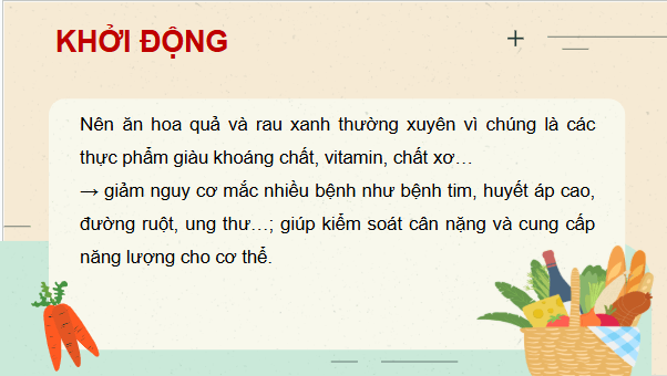 Giáo án điện tử KHTN 8 Cánh diều Bài 29: Dinh dưỡng và tiêu hóa ở người | PPT Khoa học tự nhiên 8