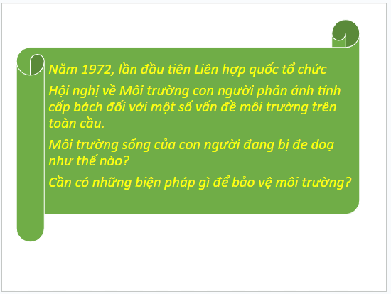 Giáo án điện tử KHTN 8 Kết nối tri thức Bài 47: Bảo vệ môi trường | PPT Khoa học tự nhiên 8