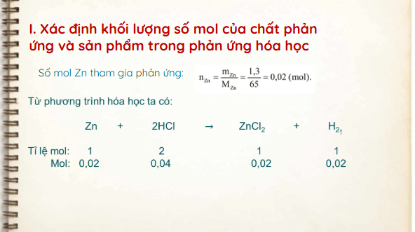 Giáo án điện tử KHTN 8 Cánh diều Bài 5: Tính theo phương trình hóa học | PPT Khoa học tự nhiên 8