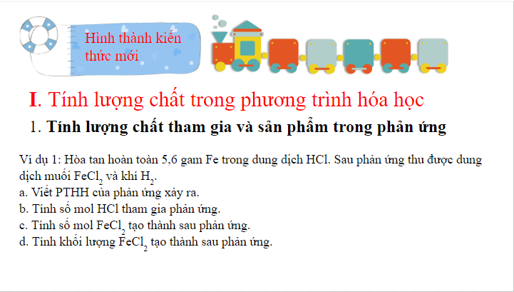 Giáo án điện tử KHTN 8 Kết nối tri thức Bài 6: Tính theo phương trình hóa học | PPT Khoa học tự nhiên 8