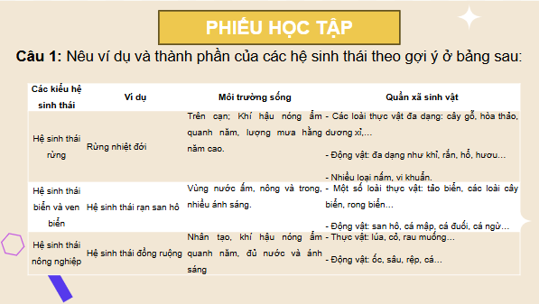 Giáo án điện tử KHTN 8 Cánh diều Bài tập Chủ đề 8 và 9 | PPT Khoa học tự nhiên 8
