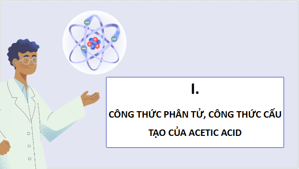 Giáo án điện tử KHTN 9 Chân trời sáng tạo Bài 25: Acetic acid | PPT Khoa học tự nhiên 9
