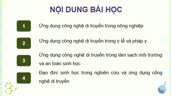 Giáo án điện tử KHTN 9 Kết nối tri thức Bài 48: Ứng dụng công nghệ di truyền vào đời sống | PPT Khoa học tự nhiên 9