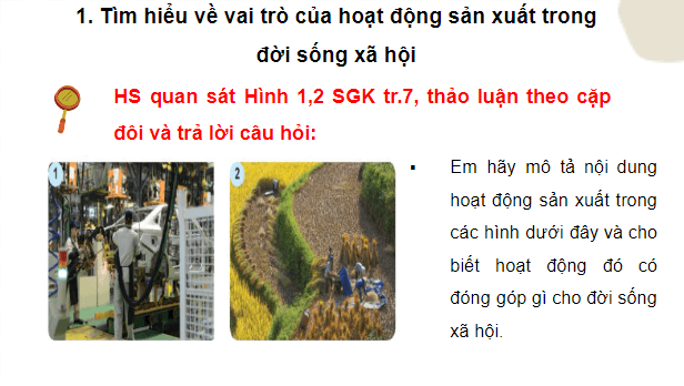 Giáo án điện tử KTPL 10 Kết nối tri thức Bài 1: Các hoạt động kinh tế cơ bản trong đời sống xã hội | PPT Kinh tế Pháp luật 10