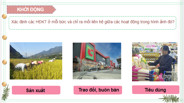 Giáo án điện tử KTPL 10 Cánh diều Bài 1: Các hoạt động kinh tế trong đời sống xã hội | PPT Kinh tế Pháp luật 10