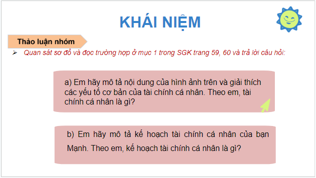 Giáo án điện tử KTPL 10 Cánh diều Bài 10: Lập kế hoạch tài chính cá nhân | PPT Kinh tế Pháp luật 10