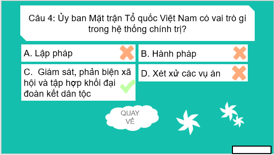 Giáo án điện tử KTPL 10 Chân trời sáng tạo Bài 12: Đặc điểm, cấu trúc và nguyên tắc hoạt động của hệ thống chính trị nước Cộng hòa xã hội chủ nghĩa Việt Nam | PPT Kinh tế Pháp luật 10