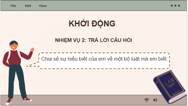 Giáo án điện tử KTPL 10 Kết nối tri thức Bài 12: Hệ thống pháp luật và văn bản pháp luật Việt Nam | PPT Kinh tế Pháp luật 10