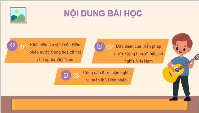 Giáo án điện tử KTPL 10 Cánh diều Bài 14: Hiến pháp nước Cộng hòa xã hội chủ nghĩa Việt Nam | PPT Kinh tế Pháp luật 10