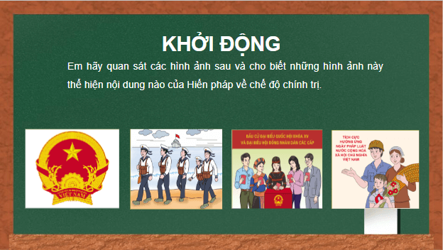 Giáo án điện tử KTPL 10 Cánh diều Bài 15: Hiến pháp nước Cộng hòa xã hội chủ nghĩa Việt Nam về chế độ chính trị | PPT Kinh tế Pháp luật 10