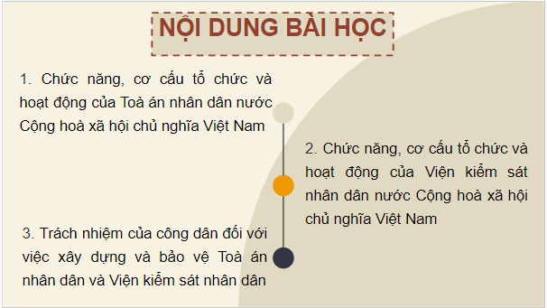 Giáo án điện tử KTPL 10 Chân trời sáng tạo Bài 15: Tòa án nhân dân và viện kiểm sát nhân dân | PPT Kinh tế Pháp luật 10