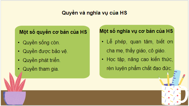 Giáo án điện tử KTPL 10 Kết nối tri thức Bài 16: Quyền con người, quyền và nghĩa vụ cơ bản của công dân trong Hiến pháp | PPT Kinh tế Pháp luật 10