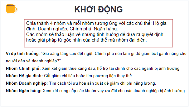 Giáo án điện tử KTPL 10 Chân trời sáng tạo Bài 2: Các chủ thể của nền kinh tế | PPT Kinh tế Pháp luật 10