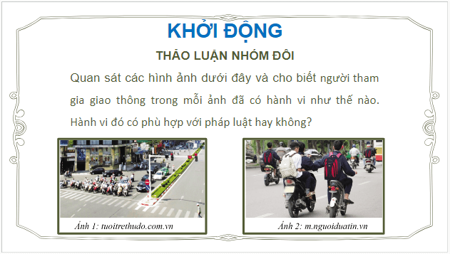 Giáo án điện tử KTPL 10 Cánh diều Bài 21: Thực hiện pháp luật | PPT Kinh tế Pháp luật 10