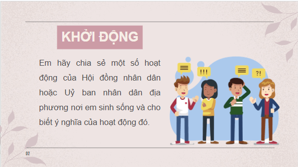 Giáo án điện tử KTPL 10 Kết nối tri thức Bài 23: Hội đồng nhân dân và Uỷ ban nhân dân | PPT Kinh tế Pháp luật 10