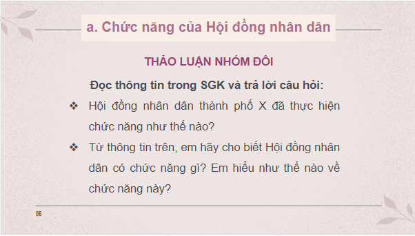 Giáo án điện tử KTPL 10 Kết nối tri thức Bài 23: Hội đồng nhân dân và Uỷ ban nhân dân | PPT Kinh tế Pháp luật 10