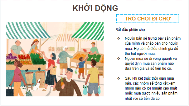 Giáo án điện tử KTPL 10 Kết nối tri thức Bài 3: Thị trường | PPT Kinh tế Pháp luật 10