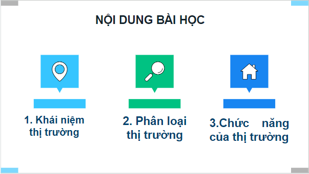 Giáo án điện tử KTPL 10 Chân trời sáng tạo Bài 3: Thị trường và chức năng của thị trường | PPT Kinh tế Pháp luật 10