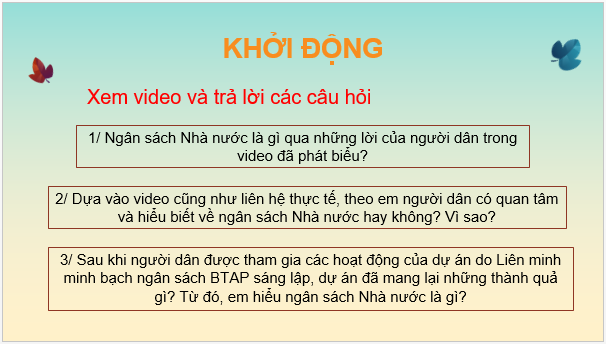 Giáo án điện tử KTPL 10 Chân trời sáng tạo Bài 6: Ngân sách nhà nước và thực hiện pháp luật về ngân sách | PPT Kinh tế Pháp luật 10