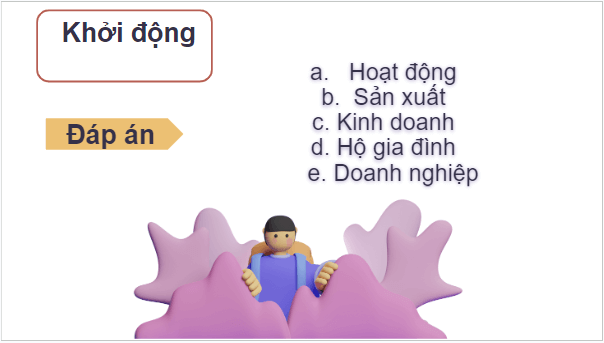 Giáo án điện tử KTPL 10 Cánh diều Bài 7: Sản xuất kinh doanh và các mô hình sản xuất kinh doanh | PPT Kinh tế Pháp luật 10