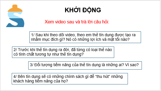 Giáo án điện tử KTPL 10 Chân trời sáng tạo Bài 9: Tín dụng và vai trò của tín dụng | PPT Kinh tế Pháp luật 10