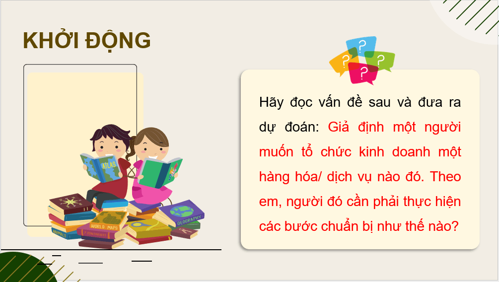 Giáo án điện tử Chuyên đề KTPL 10 Kết nối tri thức Bài 5: Tổ chức, hoạt động của doanh nghiệp nhỏ | PPT Chuyên đề Kinh tế Pháp luật 10