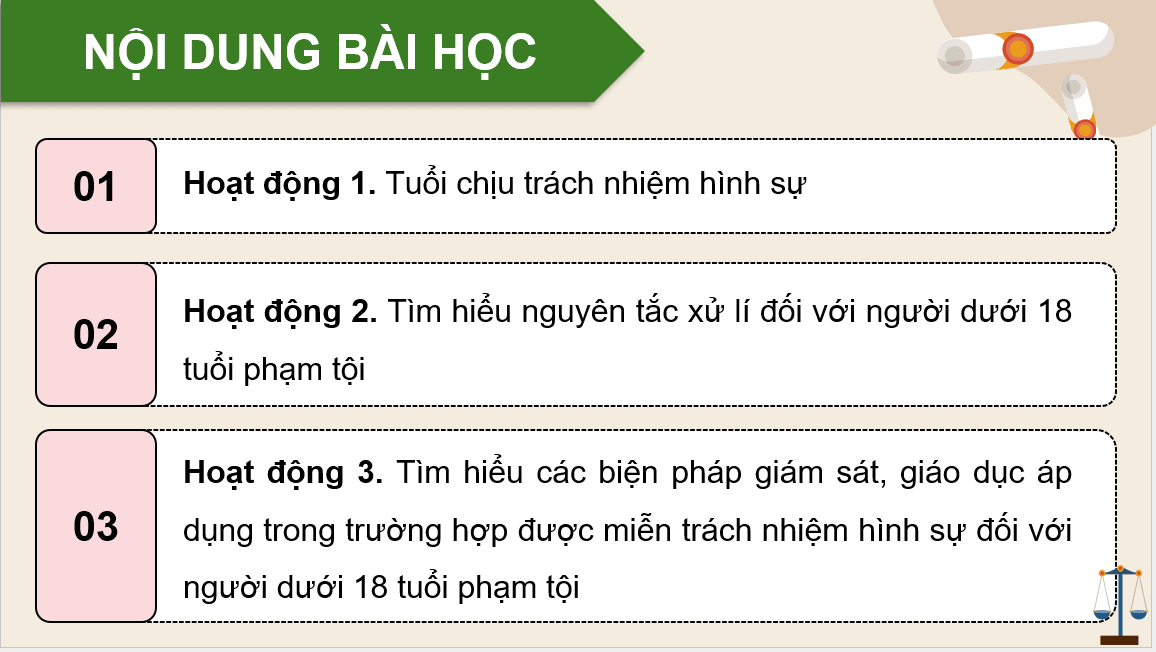 Giáo án điện tử Chuyên đề KTPL 10 Kết nối tri thức Bài 7: Pháp luật hình sự liên quan đến người chưa thành niên | PPT Chuyên đề Kinh tế Pháp luật 10