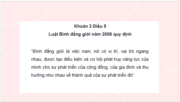 Giáo án điện tử KTPL 11 Cánh diều Bài 11: Bình đẳng giới trong đời sống xã hội | PPT Kinh tế Pháp luật 11