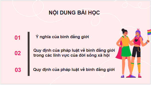 Giáo án điện tử KTPL 11 Cánh diều Bài 11: Bình đẳng giới trong đời sống xã hội | PPT Kinh tế Pháp luật 11