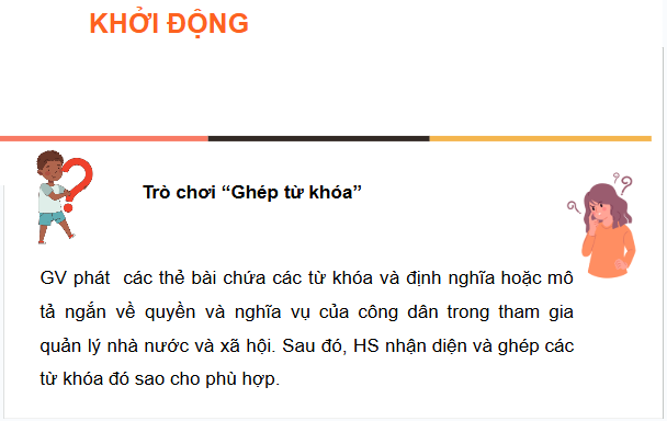 Giáo án điện tử KTPL 11 Cánh diều Bài 13: Quyền và nghĩa vụ của công dân trong tham gia quản lí nhà nước và xã hội | PPT Kinh tế Pháp luật 11