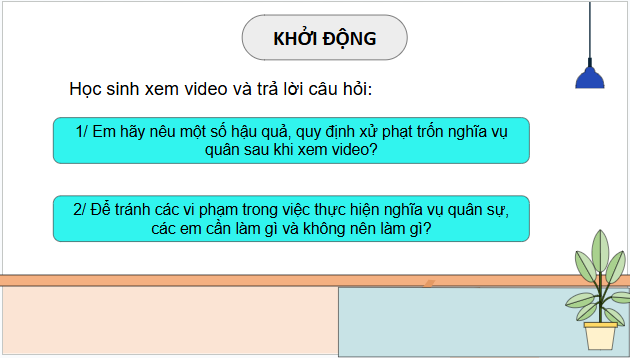 Giáo án điện tử KTPL 11 Kết nối tri thức Bài 16: Quyền và nghĩa vụ cơ bản của công dân về bảo vệ Tổ quốc | PPT Kinh tế Pháp luật 11