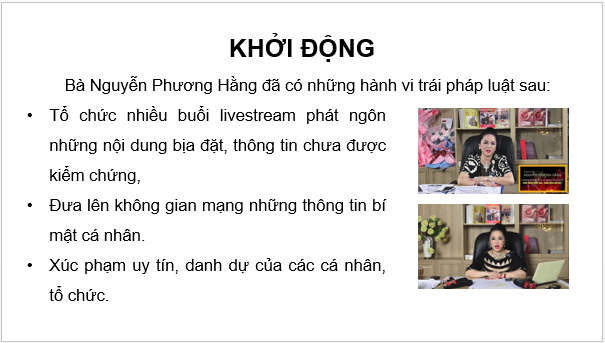 Giáo án điện tử KTPL 11 Cánh diều Bài 20: Quyền và nghĩa vụ công dân về tự do ngôn luận, báo chí và tiếp cận thông tin | PPT Kinh tế Pháp luật 11