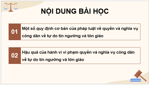 Giáo án điện tử KTPL 11 Chân trời sáng tạo Bài 21: Quyền và nghĩa vụ công dân về tự do tín ngưỡng và tôn giáo | PPT Kinh tế Pháp luật 11