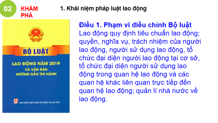 Giáo án điện tử Chuyên đề KTPL 11 Kết nối tri thức Bài 7: Khái niệm, các nguyên tắc cơ bản của pháp luật lao động | PPT Chuyên đề Kinh tế Pháp luật 11