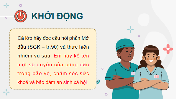 Giáo án điện tử KTPL 12 Kết nối tri thức Bài 12: Quyền và nghĩa vụ của công dân trong bảo vệ, chăm sóc sức khoẻ và bảo đảm an sinh xã hội | PPT Kinh tế Pháp luật 12