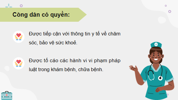 Giáo án điện tử KTPL 12 Kết nối tri thức Bài 12: Quyền và nghĩa vụ của công dân trong bảo vệ, chăm sóc sức khoẻ và bảo đảm an sinh xã hội | PPT Kinh tế Pháp luật 12