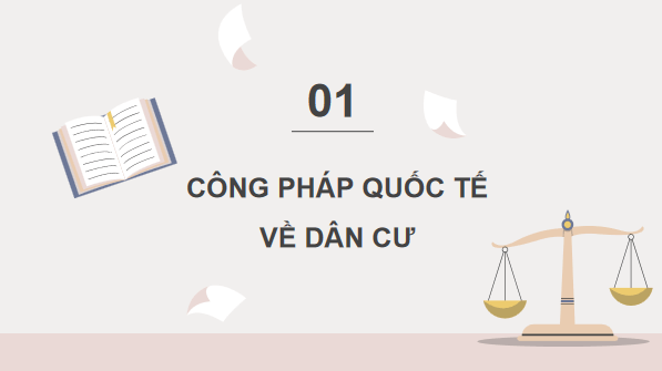 Giáo án điện tử KTPL 12 Chân trời sáng tạo Bài 15: Một số nội dung cơ bản của Công pháp quốc tế về dân cư, lãnh thổ, biên giới quốc gia | PPT Kinh tế Pháp luật 12