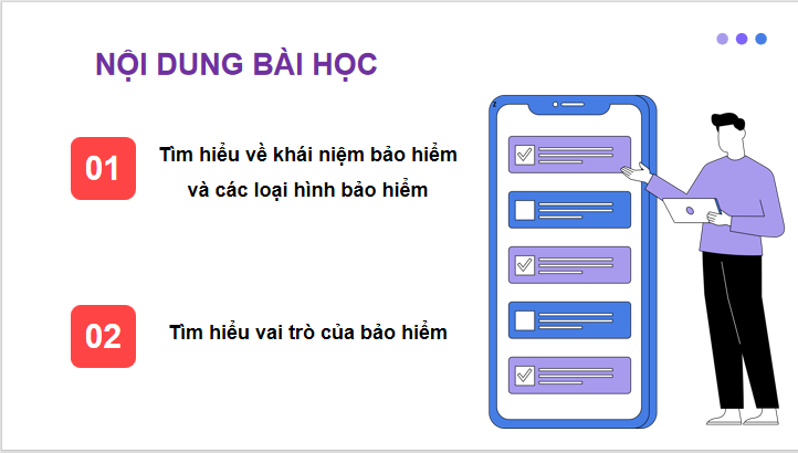 Giáo án điện tử KTPL 12 Chân trời sáng tạo Bài 3: Bảo hiểm | PPT Kinh tế Pháp luật 12