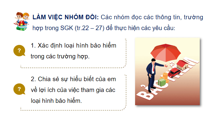 Giáo án điện tử KTPL 12 Chân trời sáng tạo Bài 3: Bảo hiểm | PPT Kinh tế Pháp luật 12