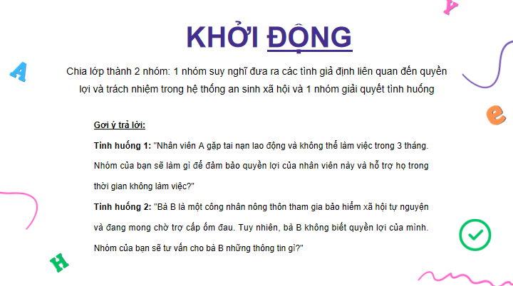 Giáo án điện tử KTPL 12 Chân trời sáng tạo Bài 4: An sinh xã hội | PPT Kinh tế Pháp luật 12