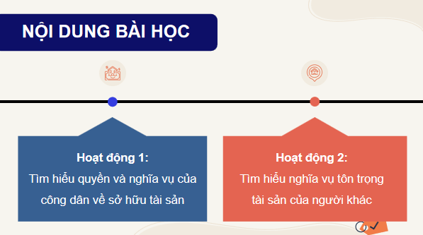 Giáo án điện tử KTPL 12 Chân trời sáng tạo Bài 9: Quyền và nghĩa vụ của công dân về sở hữu tài sản và tôn trọng tài sản của người khác | PPT Kinh tế Pháp luật 12