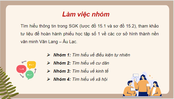 Giáo án điện tử Lịch Sử 10 Chân trời sáng tạo Bài 15: Văn minh Văn Lang – Âu Lạc | PPT Lịch Sử 10