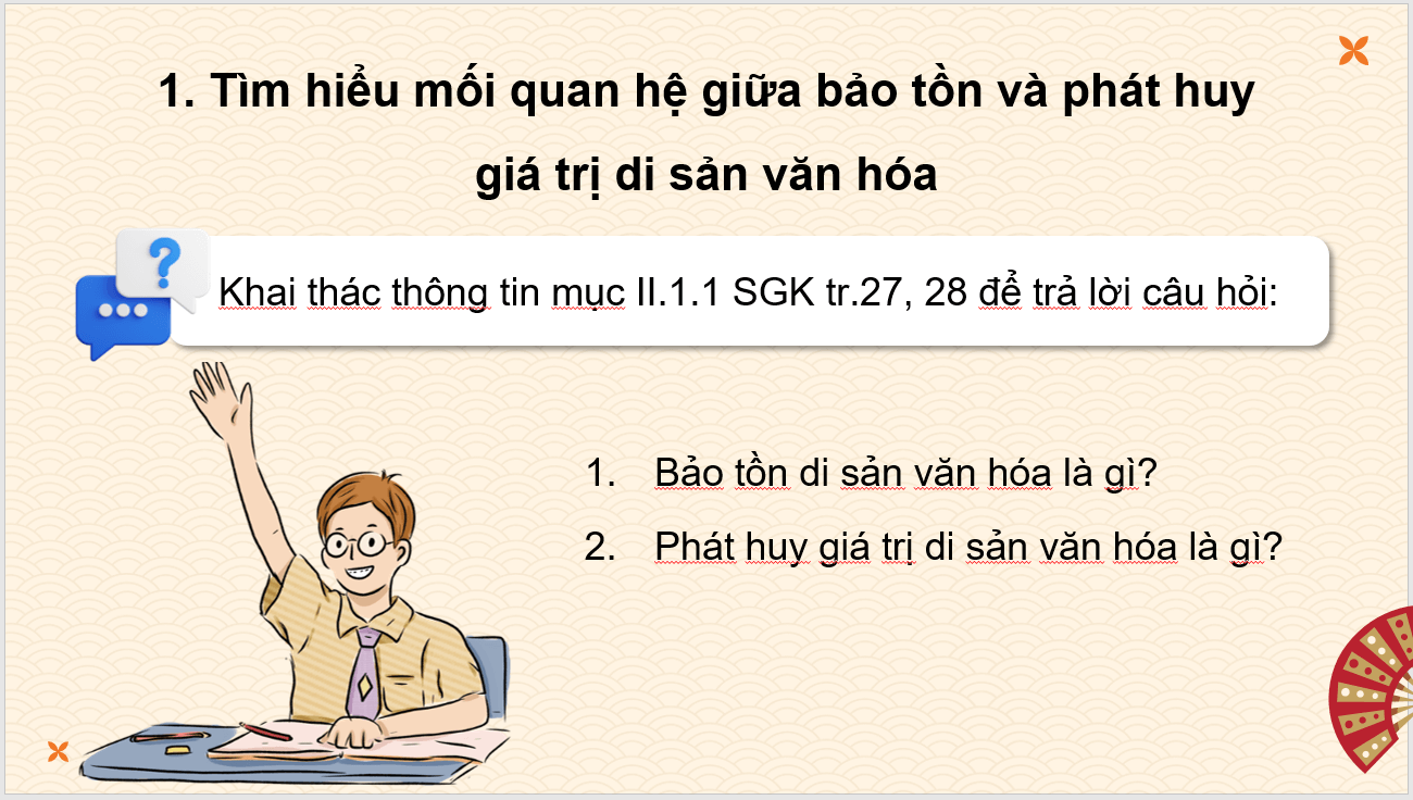 Giáo án điện tử Chuyên đề Sử 10 Kết nối tri thức Bảo tồn và phát huy giá trị di sản văn hóa | PPT Chuyên đề Lịch sử 10