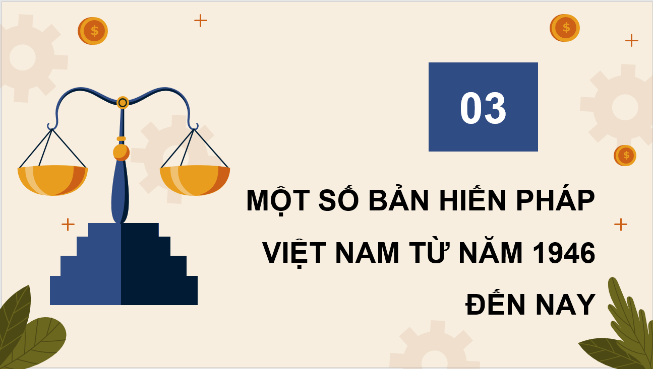 Giáo án điện tử Chuyên đề Sử 10 Kết nối tri thức Một số bản hiến pháp của Việt Nam ta từ năm 1946 đến nay | PPT Chuyên đề Lịch sử 10
