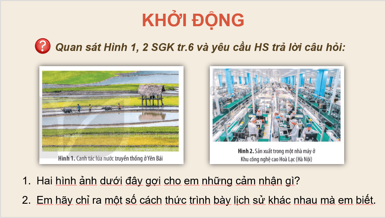 Giáo án điện tử Chuyên đề Sử 10 Kết nối tri thức Thông sử và lịch sử theo lĩnh vực | PPT Chuyên đề Lịch sử 10